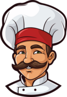 AI generated Chef clipart design illustration png