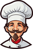 ai gerado chefe de cozinha clipart Projeto ilustração png