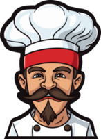 ai gerado chefe de cozinha clipart Projeto ilustração png