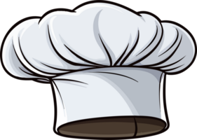 AI generated Chef hat clipart design illustration png