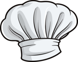 AI generated Chef hat clipart design illustration png