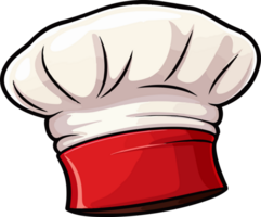 AI generated Chef hat clipart design illustration png