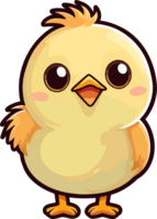 AI generated Baby chicken clipart design illustration png