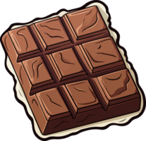 ai generato cioccolato bar clipart design illustrazione png