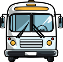 AI generated City bus clipart design illustration png