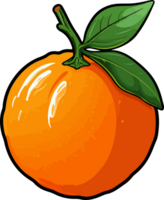 ai genererad clementine ClipArt design illustration png