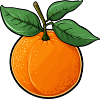 ai gegenereerd clementine clip art ontwerp illustratie png