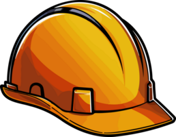 AI generated Construction helmet clipart design illustration png