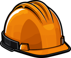 AI generated Construction helmet clipart design illustration png