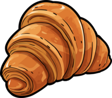 ai genererad croissant ClipArt design illustration png