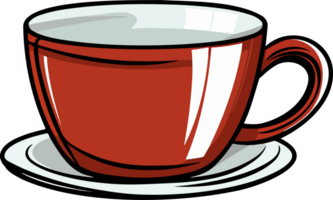 AI generated Coffee cup clipart design illustration png