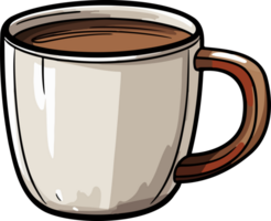 ai generato caffè tazza clipart design illustrazione png