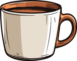 ai generiert Kaffee Tasse Clip Art Design Illustration png