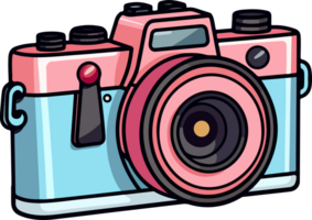 AI generated Photo camera clipart design illustration png