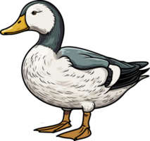 ai généré canard clipart conception illustration png