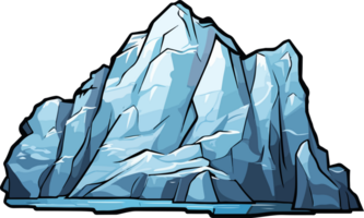 AI generated Mountain clipart design illustration png