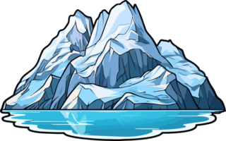 ai généré Montagne clipart conception illustration png