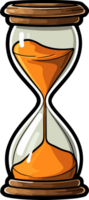 AI generated Hourglass clipart design illustration png