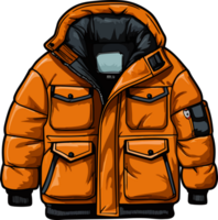 AI generated Jacket clipart design illustration png