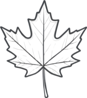 AI generated maple leaf clipart - clipart png