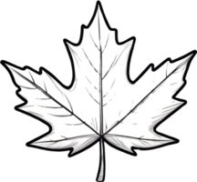 AI generated maple leaf clipart - clipart png