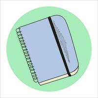 notebook, notepad, sketch image. vector image, for stickers, posts