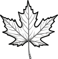 AI generated maple leaf clipart - clipart png