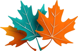 AI generated maple leaf clipart - clipart png