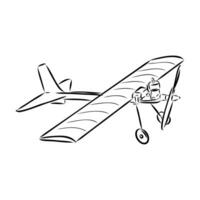 aircraft modeling vector sketch