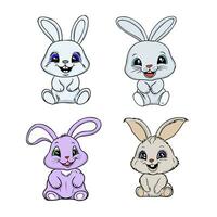 cartoon rabbit vector sketch