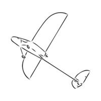 aircraft modeling vector sketch