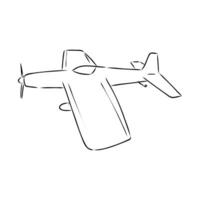 aircraft modeling vector sketch