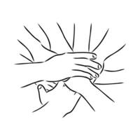 handshake vector sketch