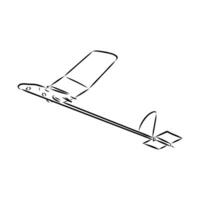 aircraft modeling vector sketch