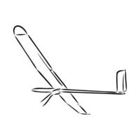 aircraft modeling vector sketch