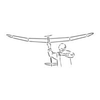 aircraft modeling vector sketch