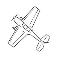 aircraft modeling vector sketch