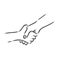 handshake vector sketch