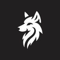 Wolf head logo design vector template. Creative wolf head symbol icon.