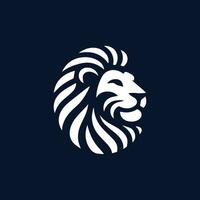 Lion head vector logo design template. Lion head vector logo design.