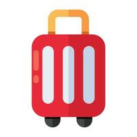 Vector design of trolley bag