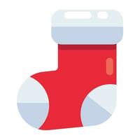 Premium download icon of christmas sock vector