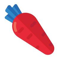 Trendy vector design of carrot