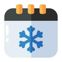 An icon design of winter season vector