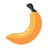 A beautiful design icon of banana fruit vector