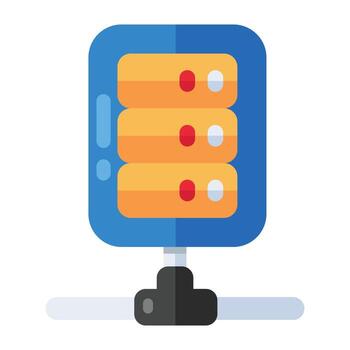 un icono diseño de red servidor disponible para descargar vector