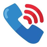 Trendy design icon of incoming call vector