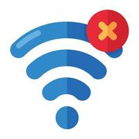 prima descargar icono de No Wifi vector