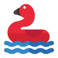 Modern design icon of duck vector