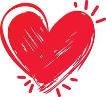 AI generated Heart Gradient Valentine Vector Icon